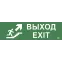 Этикетка самоклеящаяся 310х90мм ''Выход/лестница вверх/фигура'' IEK