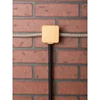 Коробка распаячная КМР-030-037 пылевлагозащищенная без мембранных вводов (73х73х49) светлое дерево PROxima