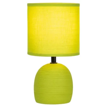 Настольная лампа Sheron 7067-503 Е14 40 Вт керамика салатовая с абажуром