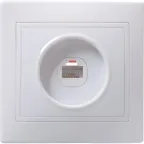 КВАРТА Розетка телефонная белая