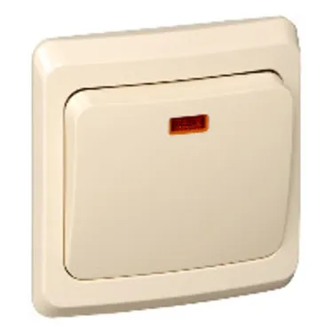 Кнопка нажимная с подсветкой сх.1