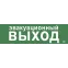 Этикетка самоклеящаяся 310х90мм ''Эвакуационный выход'' IEK