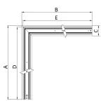 Светильник LINER/R D LED 1200 TH W 4000K