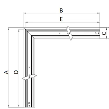 Светильник LINER/R D LED 1200 TH W 4000K