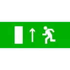 Пиктограмма "Направление прямо" 320х120мм (для EXIT, SAFEWAY-40) EKF