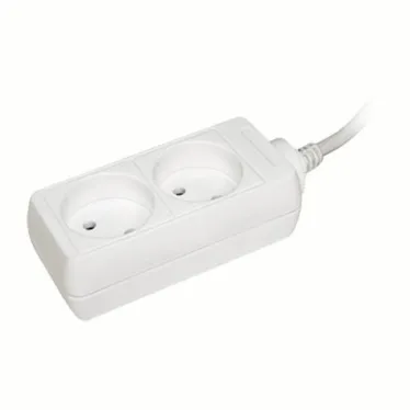 Удлинитель бытовой 2х5м без заземления 16А У2