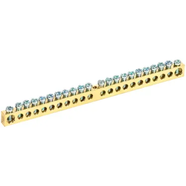 Шина PEN земля-ноль 8х12мм 22/1 (22групп/креп по цент)