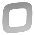 Valena ALLURE Рамка 1 пост алюминий универсальная