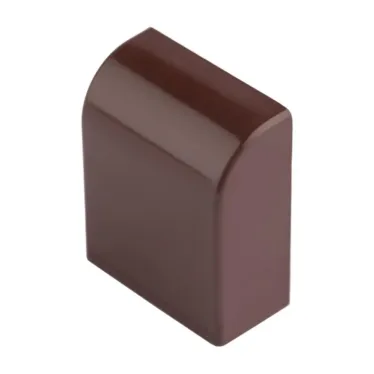Заглушка (20х10) (4 шт) Plast под темное дерево