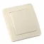Переключатель одноклавишный скрытый слоновая кость 10А