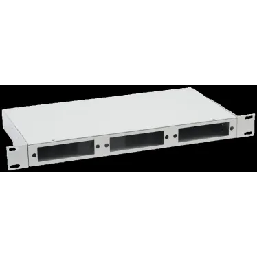 Кросс 1U оптический распределительный до 24 портов (без планок под 8п-3шт)