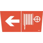 Этикетка самоклеящаяся 310х280мм ''Пожарный кран/стрелка налево'' IEK