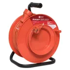 Удлинитель на катушке ''Атлант 2.0'' 1 гнездо 50м без заземления ПВС 2*0,75 6А/1,3кВт PROxima