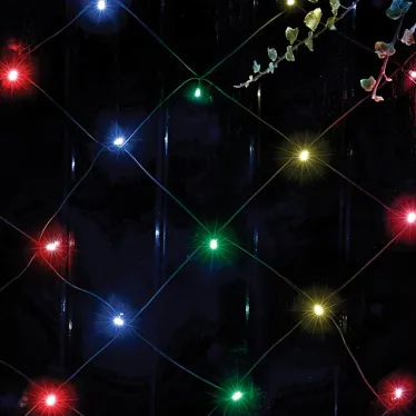 Сеть 150 LED на солнечной батарее мультиколор 2м*1,35м ERAUF024-16