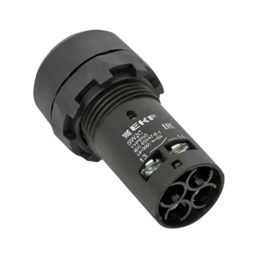 Кнопка зеленая SW2C-10D с подсветкой неон 1з IP54