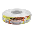 Кабель коаксиальный PROconnect RG-6U 75 Ом CCS/A l/Al 48% бухта 100м белый