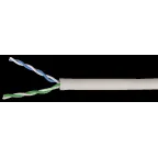 Витая пара U/UTP кат 5E 4х2х24AWG solid LSZH серый 100м
