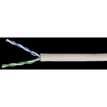 Витая пара U/UTP кат 5E 4х2х24AWG solid LSZH серый 100м