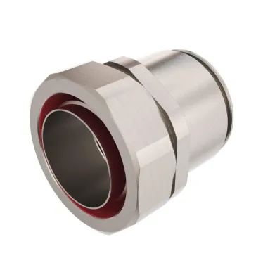 Муфта металлорукав DN-40-жесткая труба D-40мм IP66/IP67 никелированная латунь