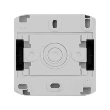 Quteo Переключатель двухклавишный наружный IP44 серый 10А