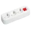 Колодка K03B 3 места 2P+PE 16A CLASSIC