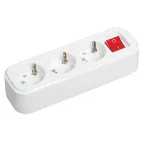 Колодка K03B 3 места 2P+PE 16A CLASSIC