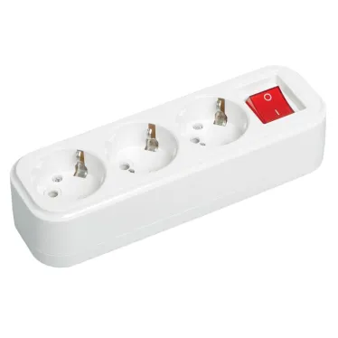 Колодка K03B 3 места 2P+PE 16A CLASSIC