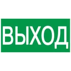                  Этикетка самоклеящаяся 200х100мм ВЫХОД
               