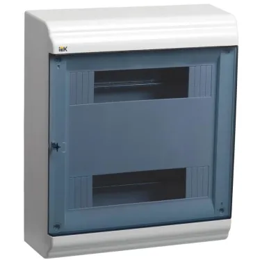 Щит распределительный навесной ЩРн-П-24 пластиковый прозрачная дверь IP41 PRIME