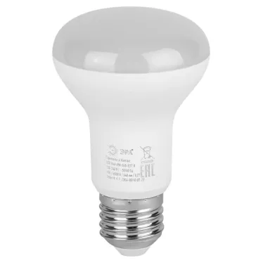 Лампа светодиодная LED R63-8W-865-E27 R (диод, рефлектор, 8Вт, хол, E27) (10/100/1500)