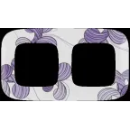 Valena ALLURE Рамка 2 поста флора универсальная