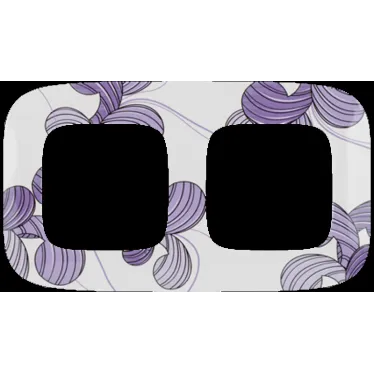 Valena ALLURE Рамка 2 поста флора универсальная