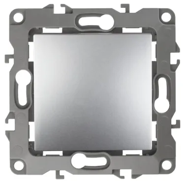 Выключатель, 10АХ-250В, Эра12, алюминий,12-1101-03