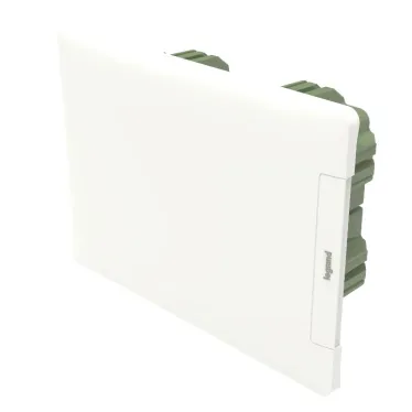 Щит распределительный встраиваемый ЩРв Practibox3 1х8м земля+нейтраль белая дверь