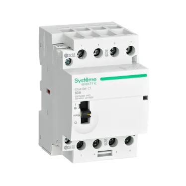 Контактор 4P 4НО 63A AC 400В-230В City9 Set