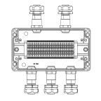 Взрывозащищенная клеммная коробка из алюминия TBE-A-14-(25xHMM.2)-2xKAEPM2MHK-20(A)-3xKAEPM2MHK-20(C)1Ex e IIC Т5 Gb / Ex tb IIIC T95°C Db IP66