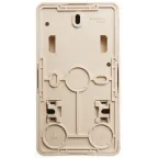 ЭТЮД блок открытой установки Розетка с зазем. со шторками + Выключатель 1-клавиш., бежевый