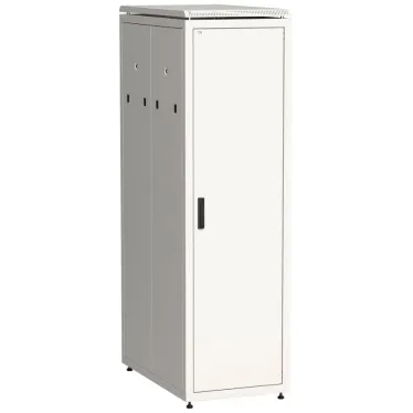 Шкаф сетевой 19дюйм LINEA N 42U 600х1000 мм металлические двери серый