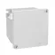 Коробка ответвительная 90х90х53мм IP66 RAL9006 алюминиевая