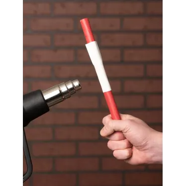 Трубка термоусаживаемая ТУТ нг 14/7 белая в отрезках по 1м PROxima