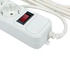 Фильтр сетевой 6x3м 16А/3.2кВт с выключателем с заземлением ПВС 3х1.0 Блокбастер XL PROxima