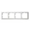 W59 Рамка 4 поста белая