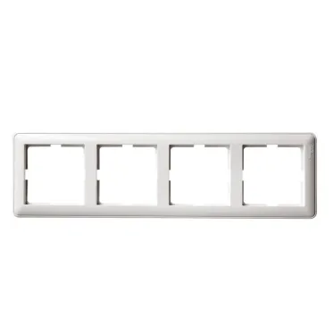 W59 Рамка 4 поста белая