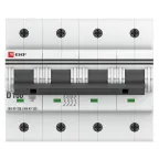 Автоматический выключатель ВА 47-125 4P 100А (D) 15кА PROxima