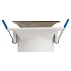 Встраиваемый светильник декоративный KL102 WH/GD MR16 GU5.3 белый золото