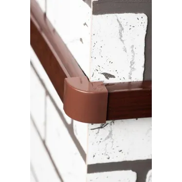 Угол внешний (25х25) (4 шт) Plast под темное дерево