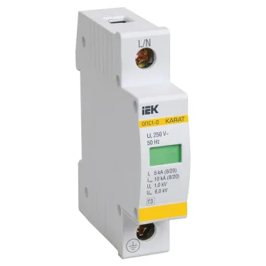 Ограничитель перенапряжений ОПС1-D 1P 5кА 230В