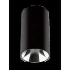 Светильник светодиодный ДПО GU10 без лампы круглый черный корпус серебряный рефлектор Jazzway