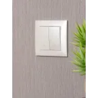 Валенсия лицевая панель выключателя 2-кл. проходного 10А жемчуг