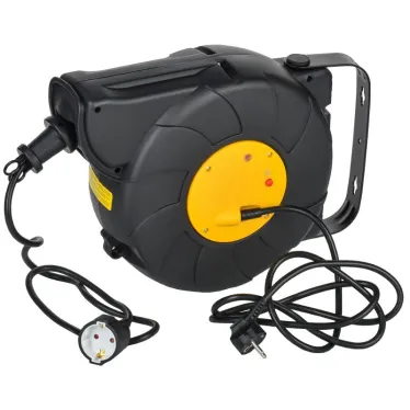 TWIST Катушка УК15 1мест. 2P+PE/15м+2м 3х1,5мм2 автосм. IEK